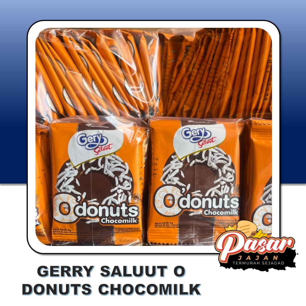 

Gerry Saluut O Donuts Chocomilk 8gr x 24pcs