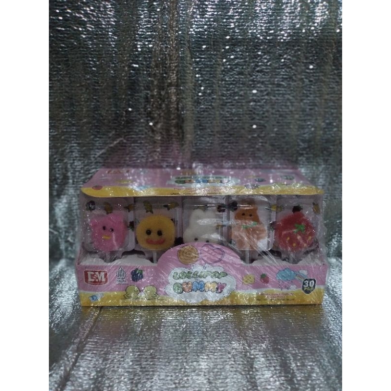 

PERMEN Viral boneka Lollipop Gummy isi 30