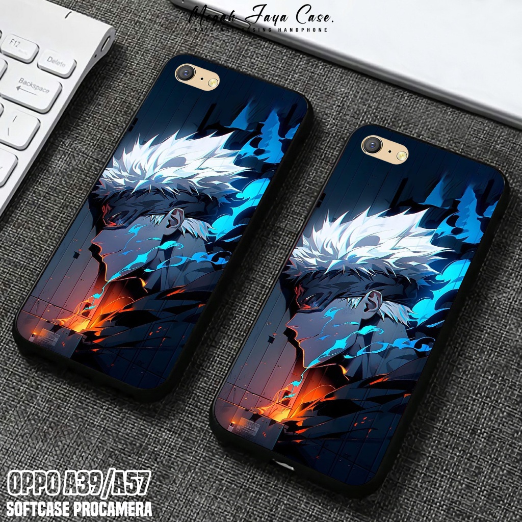 Case OPPO A39 / OPPO A57 Lama - Softcase OPPO A57 / OPPO A39 Motif Gojo Satoru - Casing Hp OPPO A39 