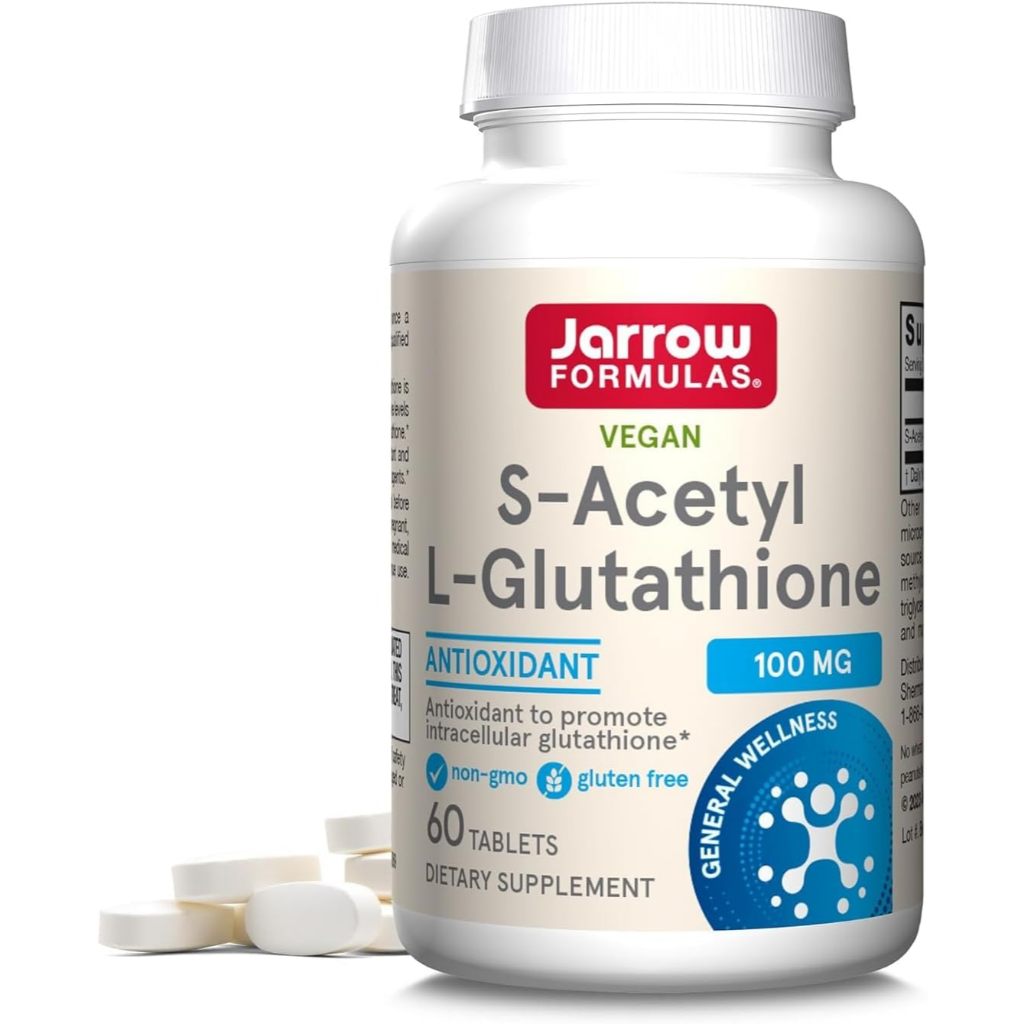 Jarrow Formulas S-Acetyl L-Glutathione Tablets - 100 mg - 60 Tablets