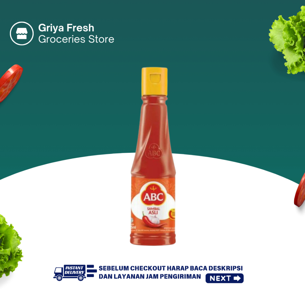 

ABC Saus Sambal 135 ml - Kirim Instant