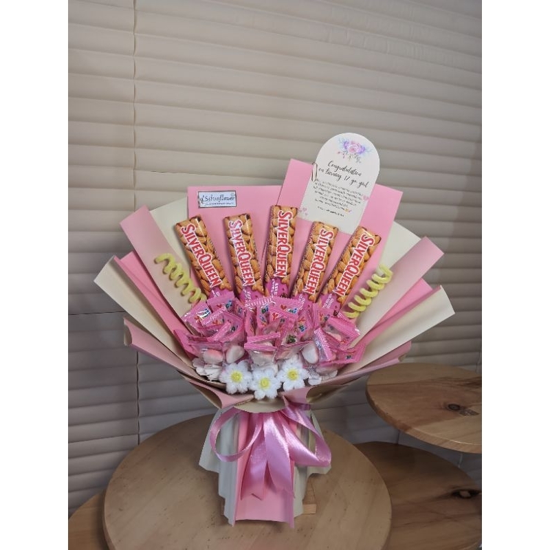 

Buket coklat/Buket snack/Buket ultah/Buket wisuda/Buket kelulusan