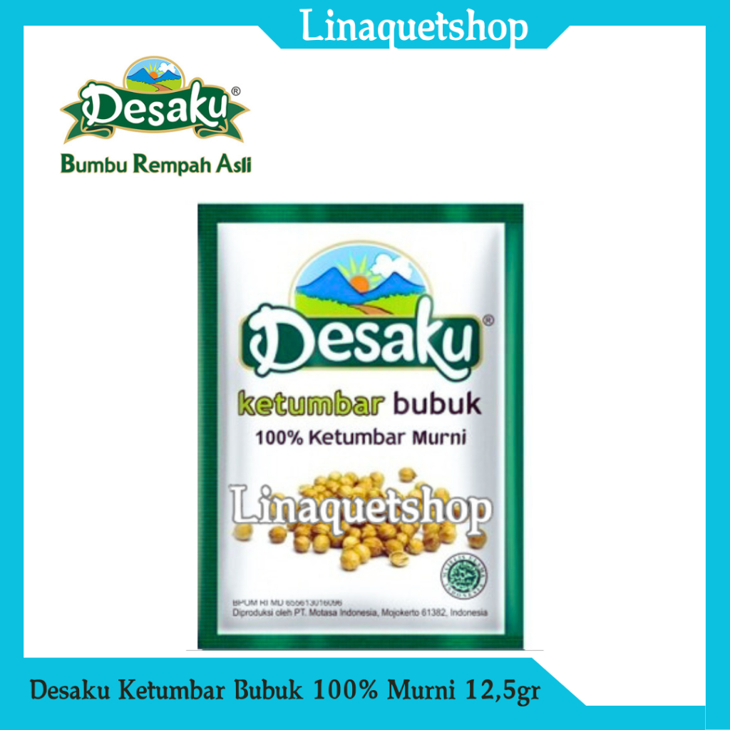 

DESAKU Ketumbar Bubuk 100% Ketumbar Murni 12,5gr (1 Pcs)