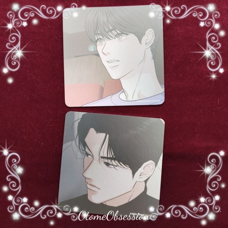 LIMITED RUN | Korea Manhwa | 2 Coasters + 1 Pin up | 100% Official Merchandise