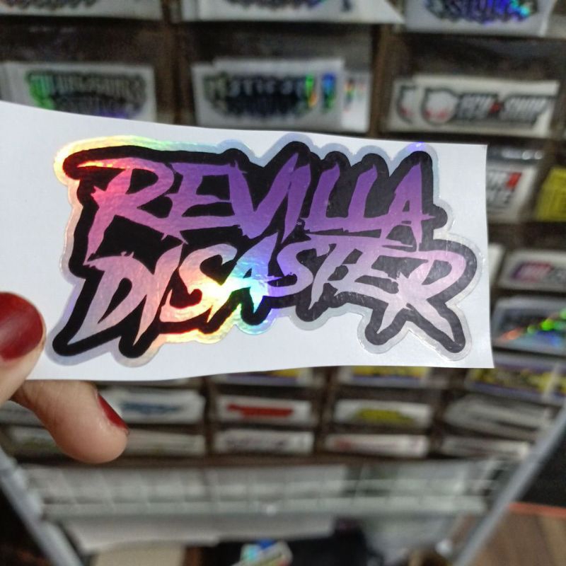 

STIKER REVILLA DISASTER STIKER MOTOR