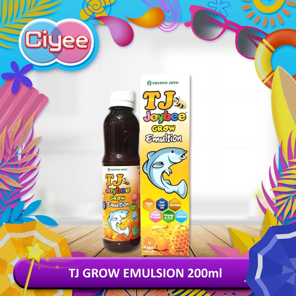 

Madu Tj Joybee Grow Emulsion 200ml / Minyak Ikan Membantu Pertumbuhan Anak / Madu Anak / Ciyee