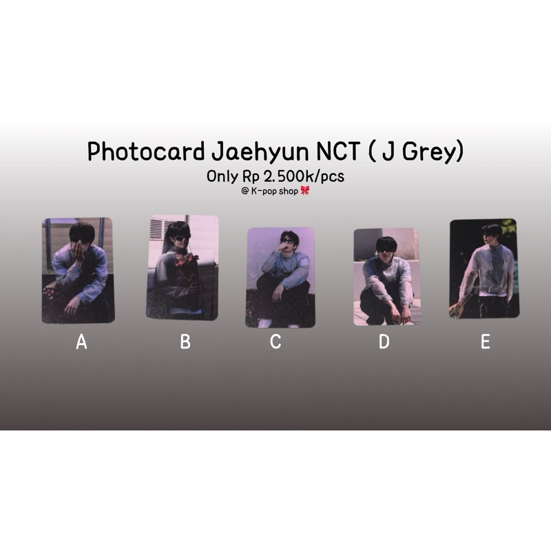 Photocard Jaehyun nct (unofficial)