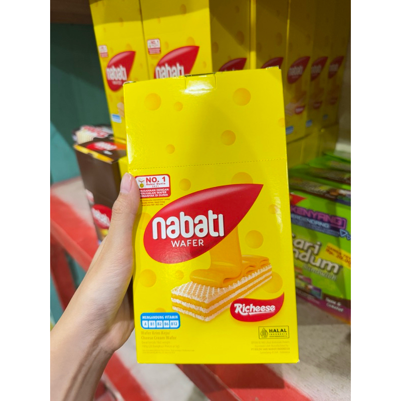 

Nabati Wafer Keju 1 BOX (20 pack) 100g
