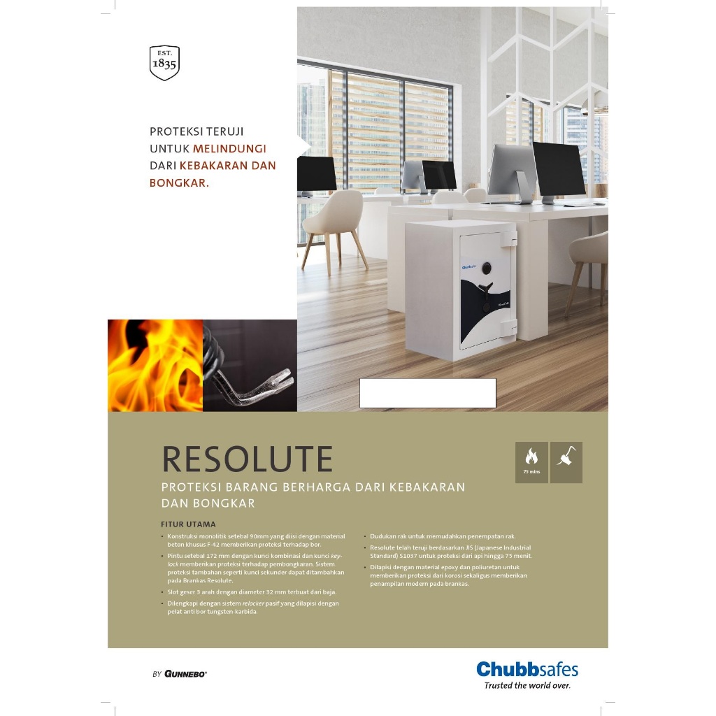 Brankas Chubb Resolute Size 2