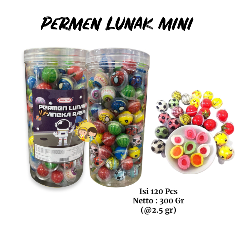 

PERMEN LUNAK MINI MIX (TOPLES ISI 120 PCS)