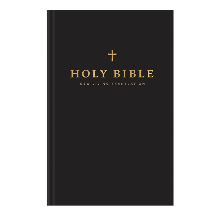 NLT Church Bible (Hardcover, Black)