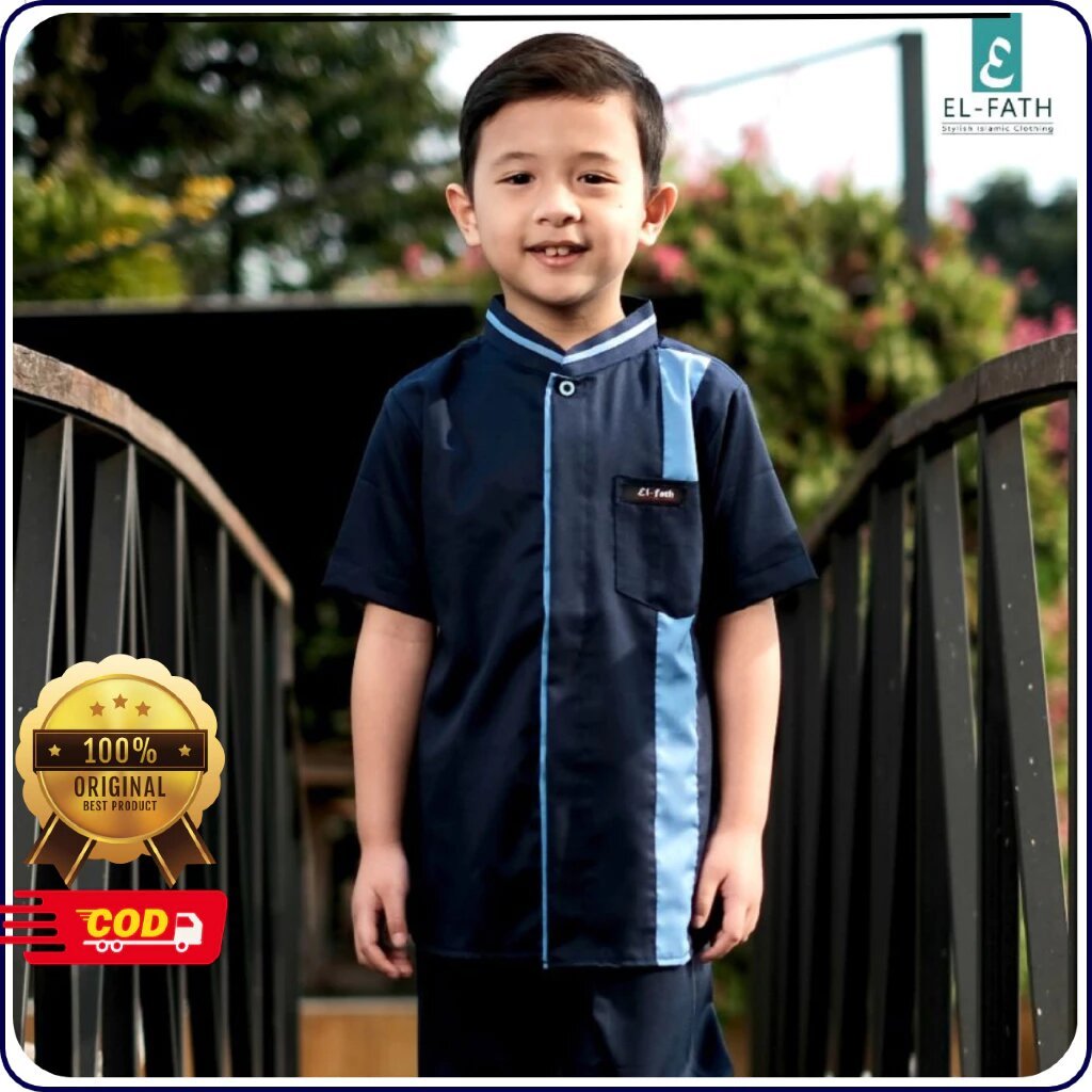 Setelan Baju Koko Anak Laki Laki 1-10 Tahun//Koko Anak Al Qorni By El Fath