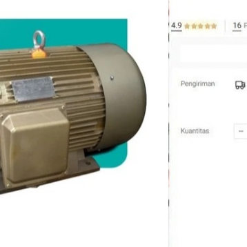 

Dinamo Penggerak WIPRO 1,5 HP 2P 2850 RPM Electromotor Cepat 1.5HP 2 P