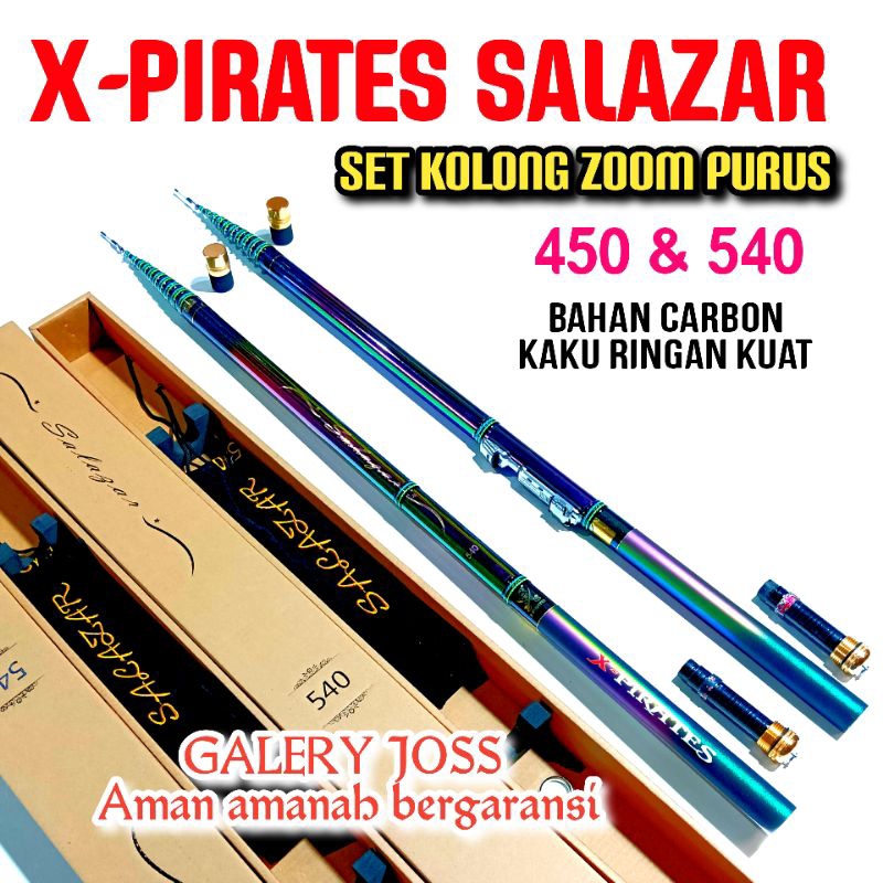 joran tegek kolong zoom Salazar 450 & 540 X-pirates original