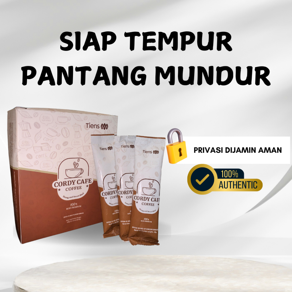 obat kuat pria wanita tahan lama CORDY CAFE TIENS Kopi Stamina Pria Dan Wanita Kopi Kuat Herbal