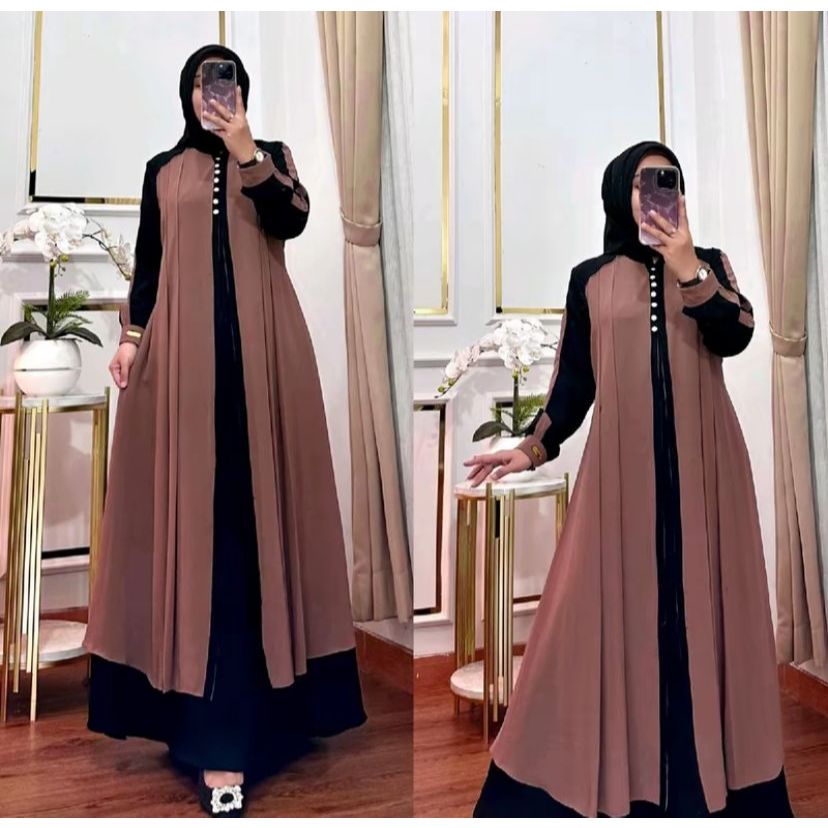 Import Dress Syari Dres Muslimah Kekinian Murah Gamis Wanita Gamis Remaja Import Gsmis Modern Ganis 