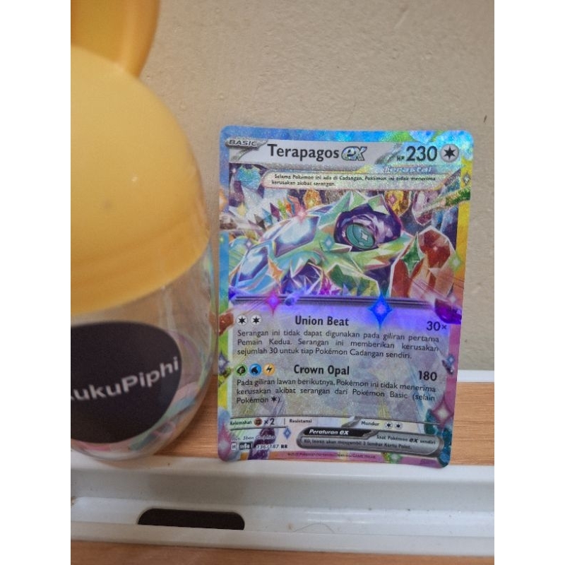 Kartu Pokemon Terapagos EX RR 136/187 sv8a