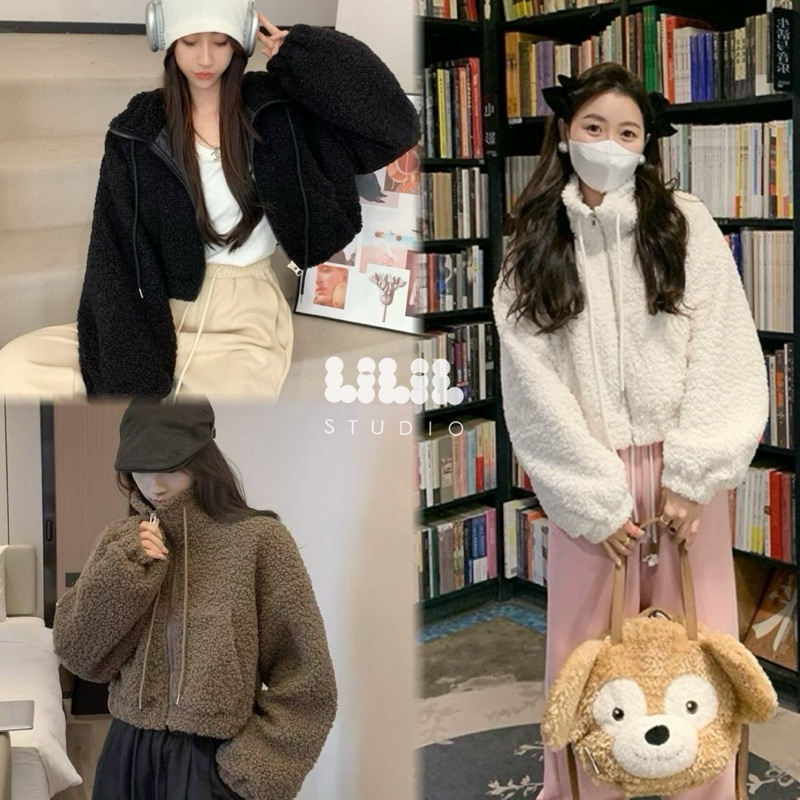 Jacket fur bulu winter premium