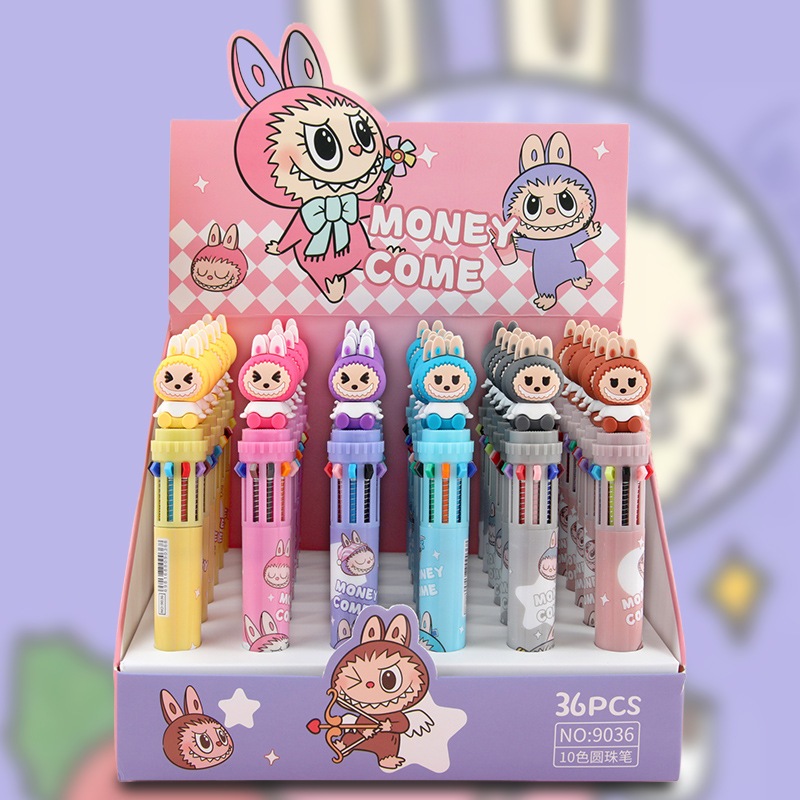 

[Funny@bicam] Pen 10 Warna Labubu Characters