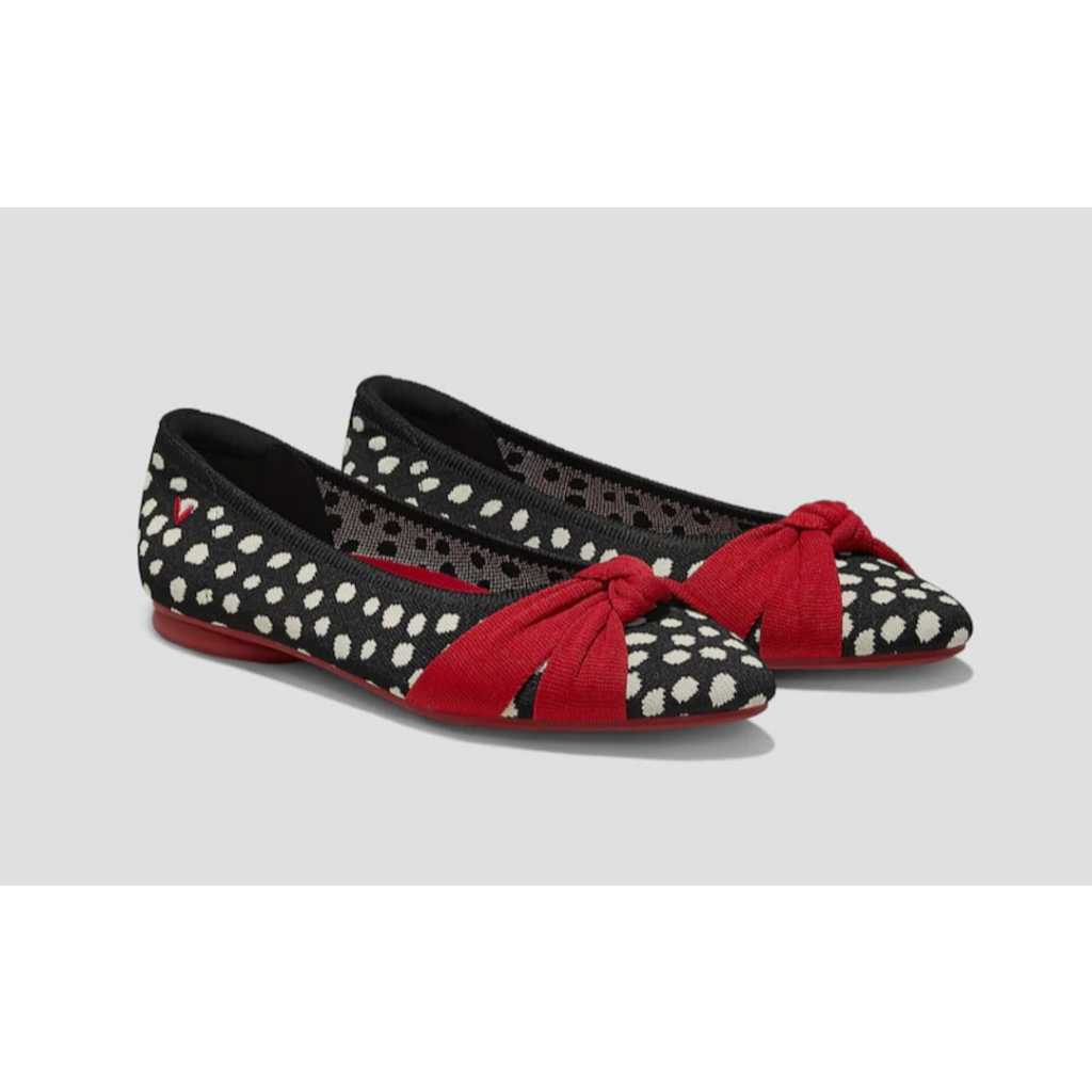 Vivaia Almond-Toe Knotted Flats (Bibi)// Vivaia original// Jastip Vivaia Original Malaysia