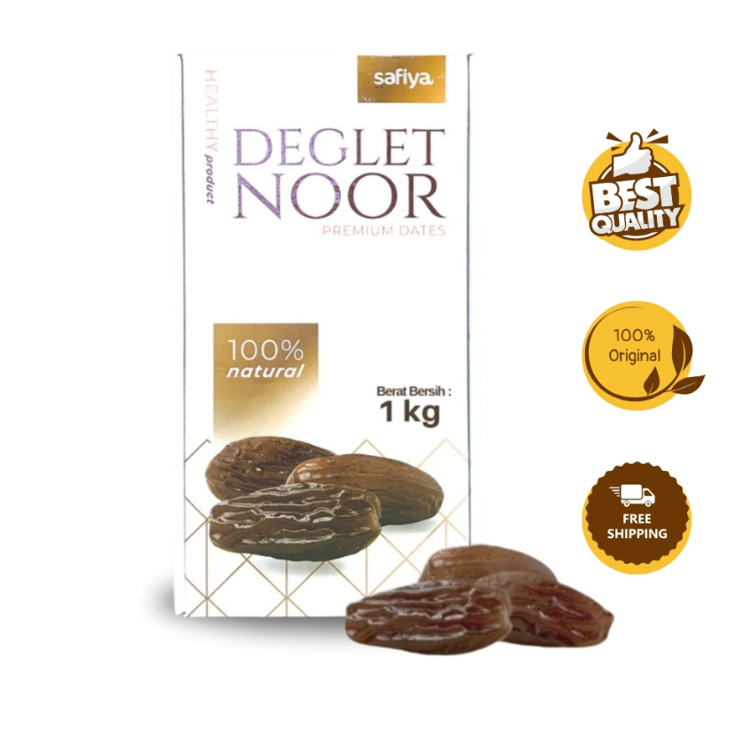 

Kurma Tunisia Madu Safiya - Kurma Tunisia Tanpa Tangkai, Deglet Noor Premium - 1kg