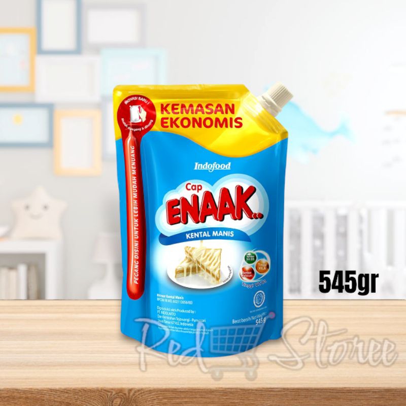 

Cap ENAAK Krimer Kental Manis Putih / Swiss Choco Pouch 545g