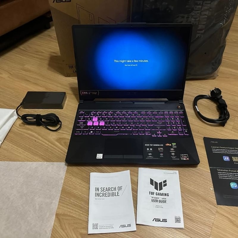 laptop asus tuf gaming A15 rtx 3050