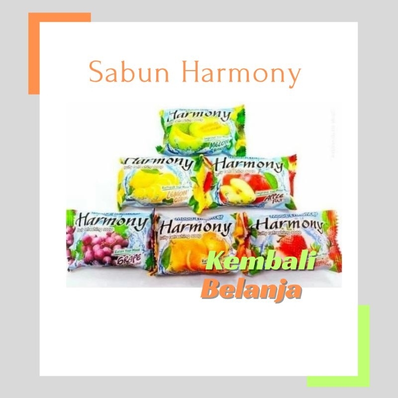 Sabun Harmony 70 Gram/ Sabun Batang Harmony/ Sabun Harmony Aroma Buah/ Sabun Mandi Harmony