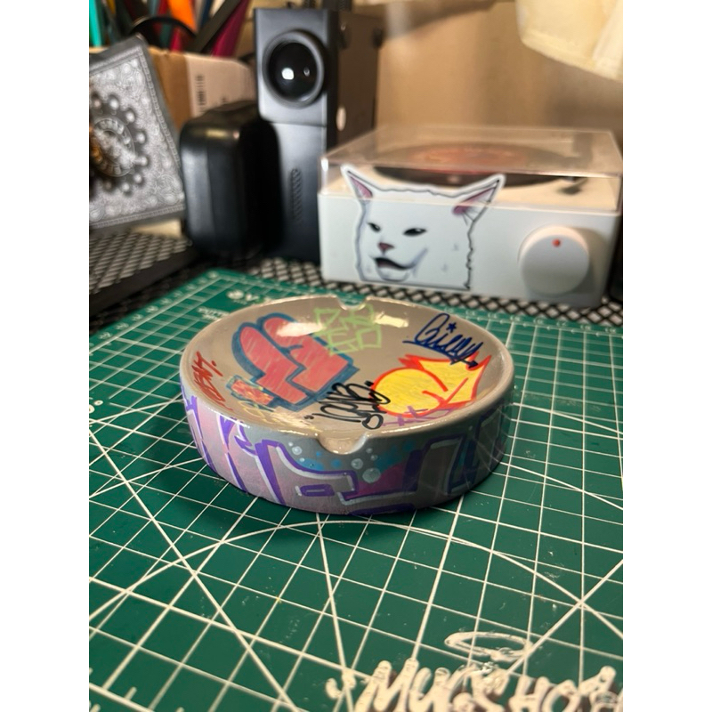 Asbak Skatepark Graffiti | Ashtray | Asbak | Clay | Clay art | Clay custom | Asbak Skena | Asbak Y2K