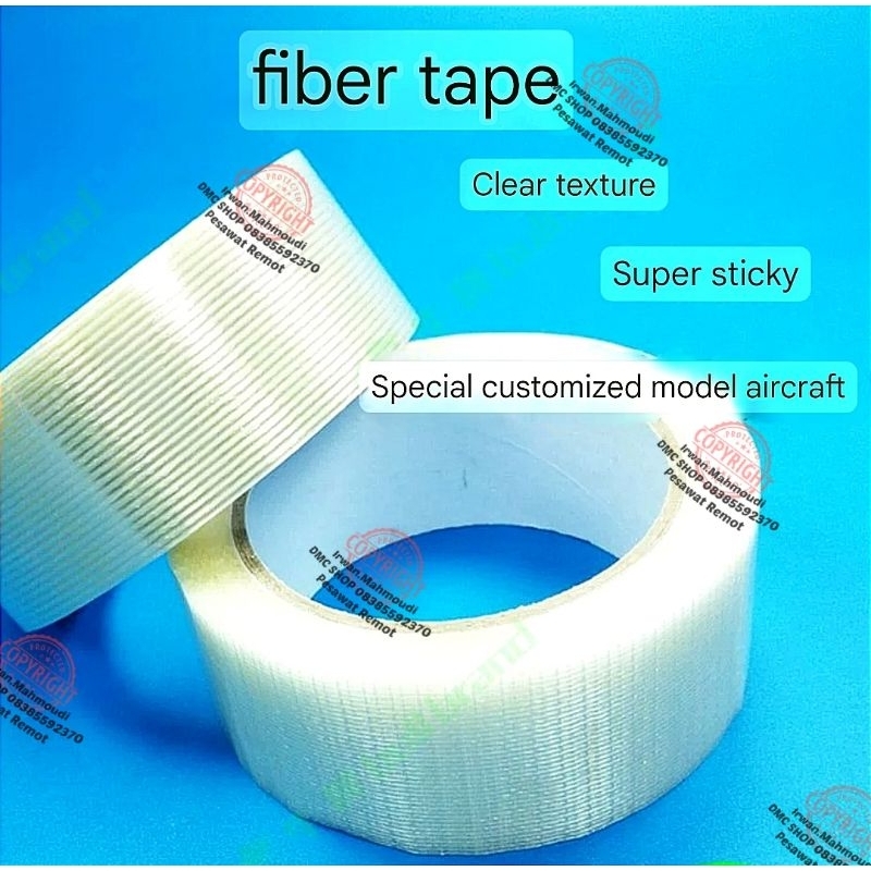 

Selotip Lakban Super Kuat Grid Fiber Tape 4cm 2cm
