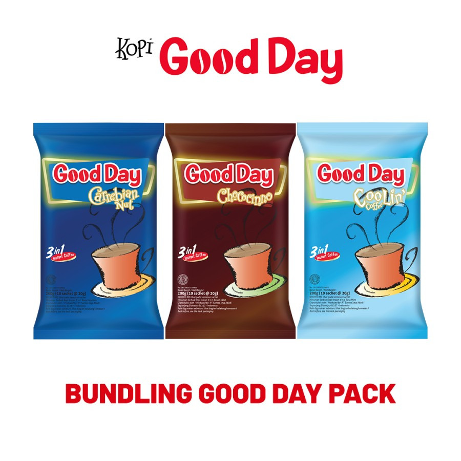 

Kopi Good Day Bundling Pack × 3