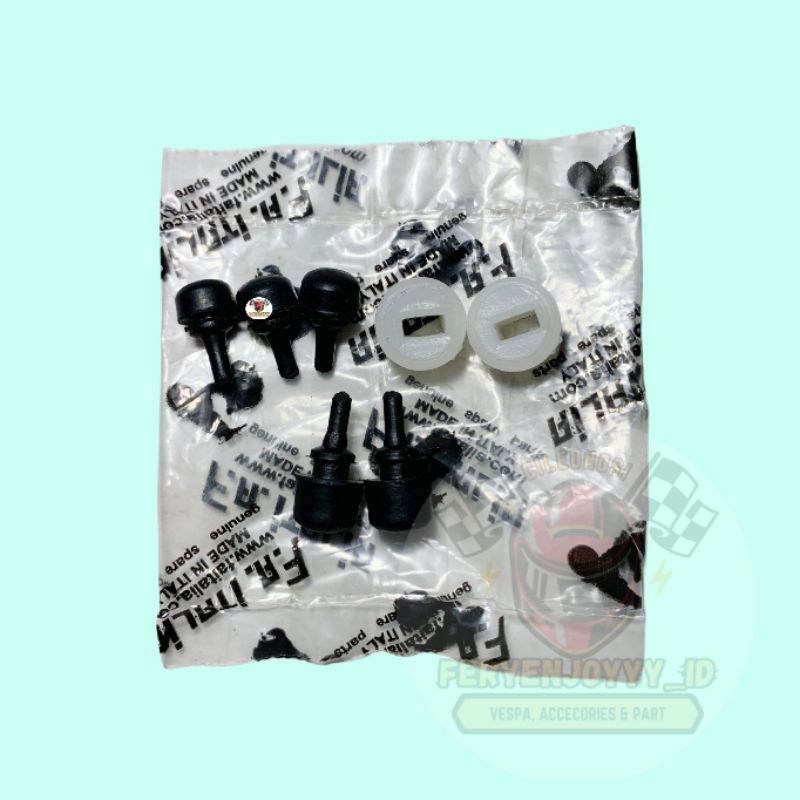 KARET PLASTIK DUMPER TUTUP TEPONG MESIN FA ITALIA VESPA SPECIAL DARLING PTS SMALLFRAME