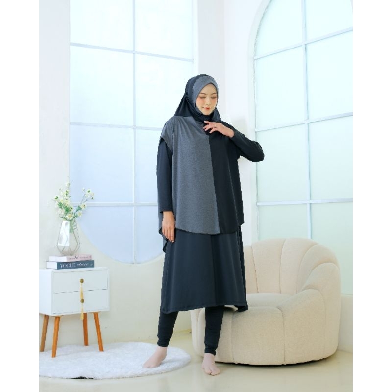 Baju Renang Muslimah/pakaian renang wanita muslimah/set olahraga muslimah