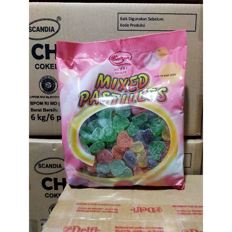 

jelly waisun (permen lunak jeli aneka rasa)