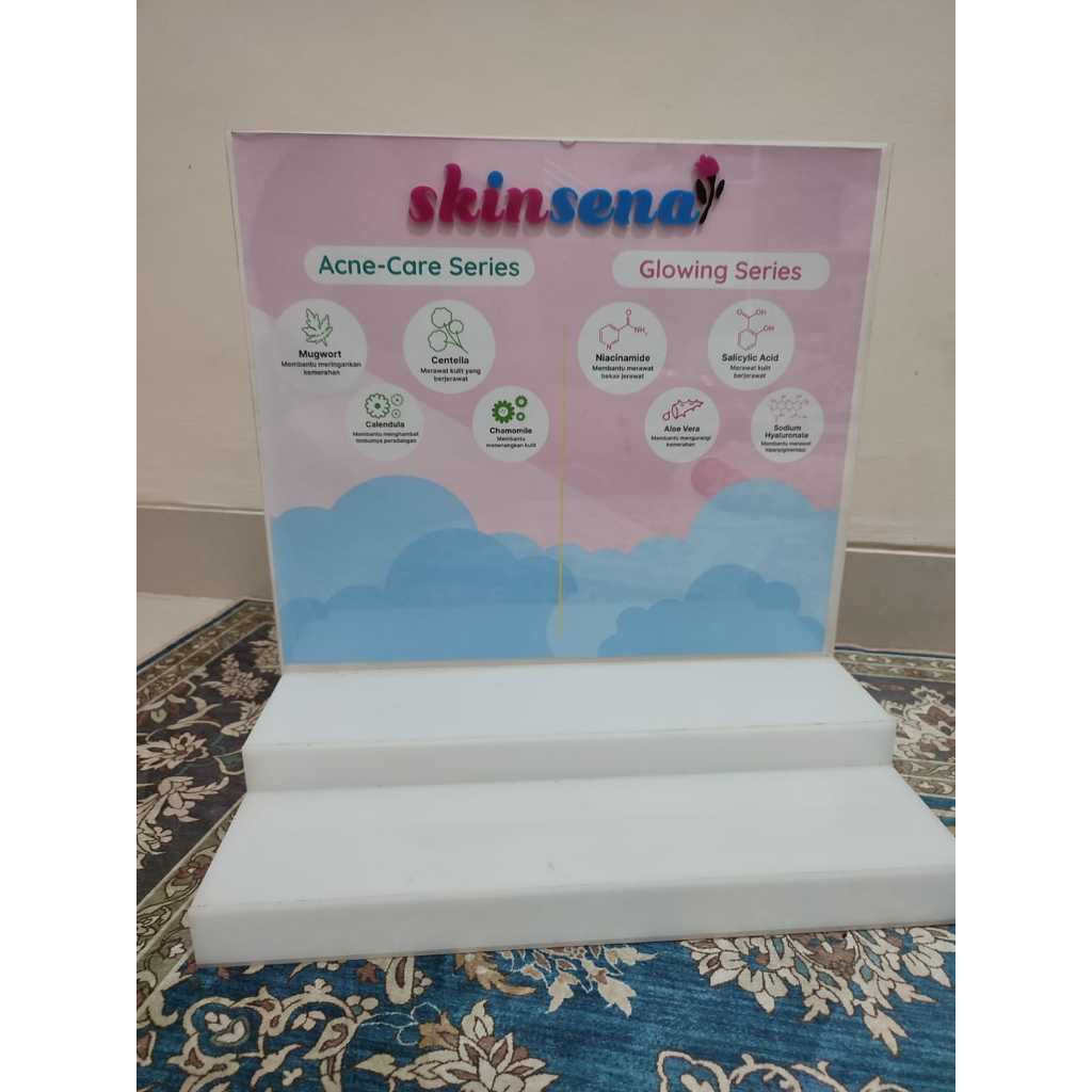 PL Gondola Tempat Display produk Skinsena