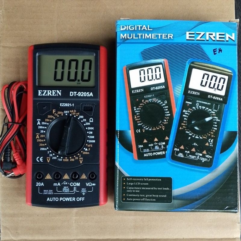 Multimeter & Multitester Multi Tester Ezren DT- 9205A