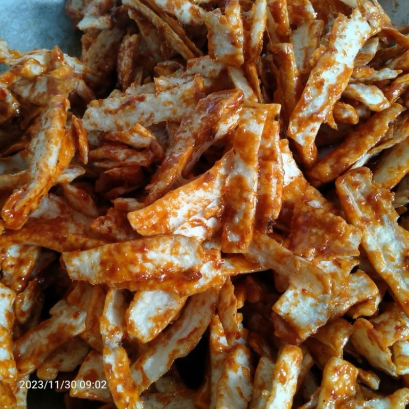 

Bestak Manggleng / Keripik Singkong Pedas /Manis/Ori/Pedas Manis 200gr