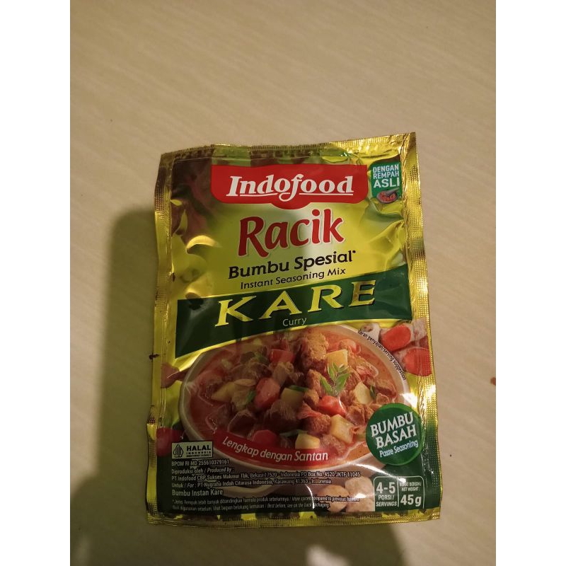 

Racik spesial kare