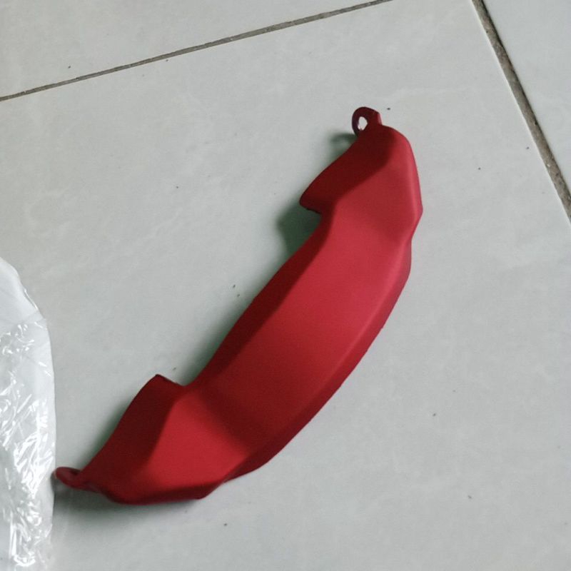 dagu bawah lampu pcx 150 non original merah doff