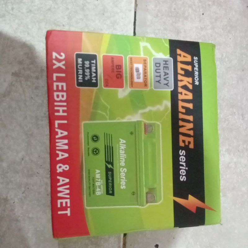 aki Tiger kering alkaline