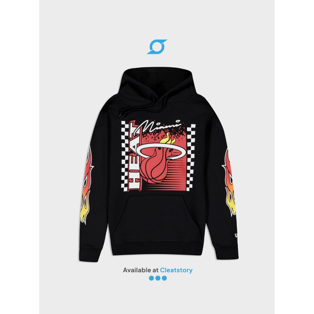 JAKET HOODIE X NBA MIAMI HEAT RALLY DRIVE NRA60491856