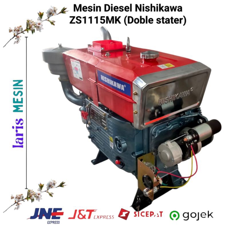 Mesin Diesel Solar Merek Nishikawa Type ZS 1115  (Doble Stater)