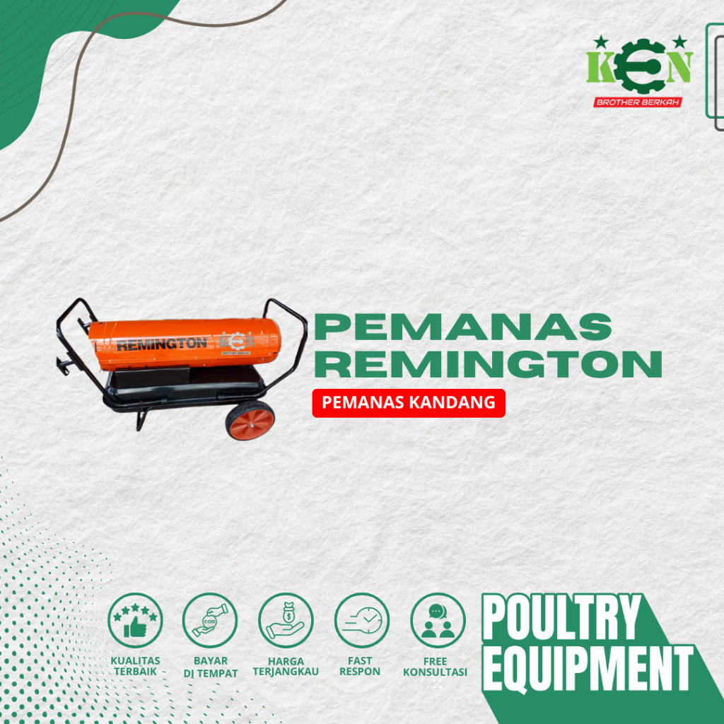 Pemanas Solar Heater Remingthon 51 Kw Pemanas Kandang Ayam Pedaging Broiler