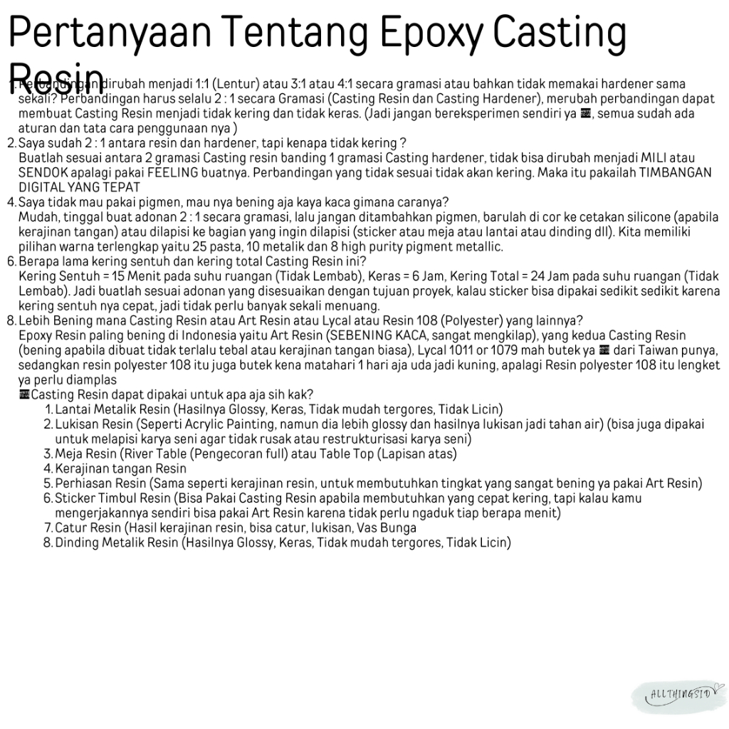 Resin Epoxy 901 WB Anti Lembab 1,5 Kg - Waterproofing Dinding - Resin Bening - Epoxy Resin Bening