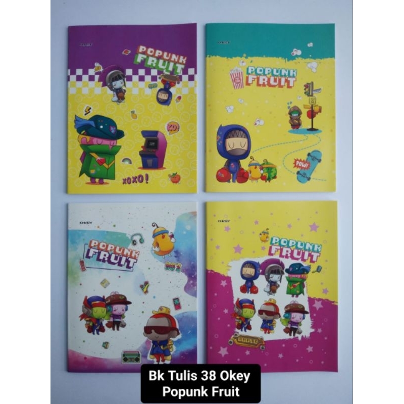 

OKEY - 10 Buku Tulis 38 Lembar 1 Pack / Buku Tulis 1 Pack (isi 10 Buku)