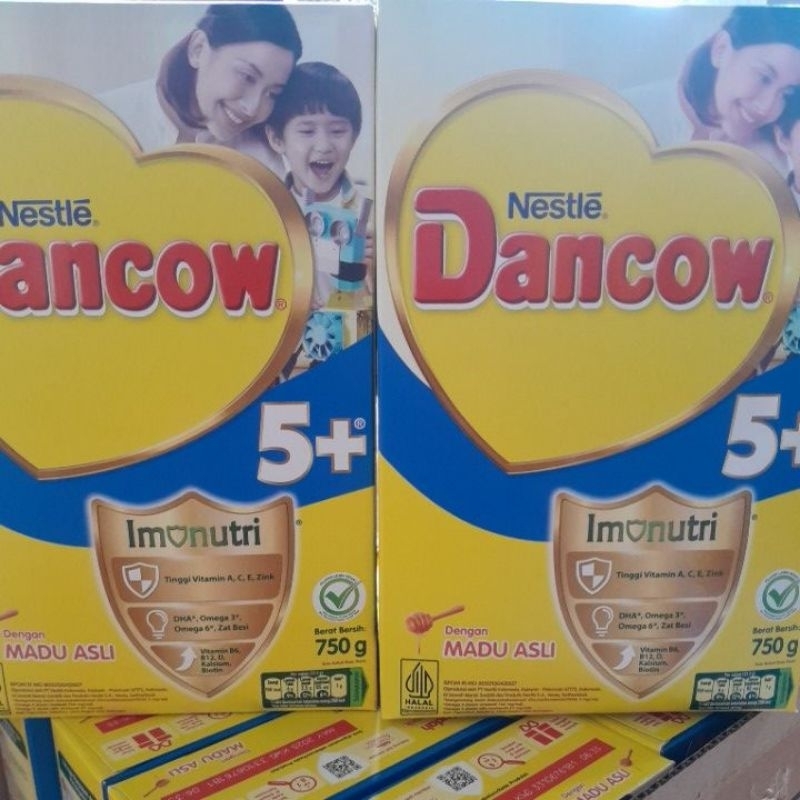 

Dancow 5+ Cokelat / Madu / Vanila 750gr Box Susu Pertumbuhan Usia 5-12th