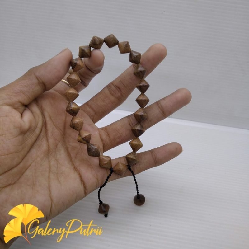 gelang tarik gelang kayu bidara piramid