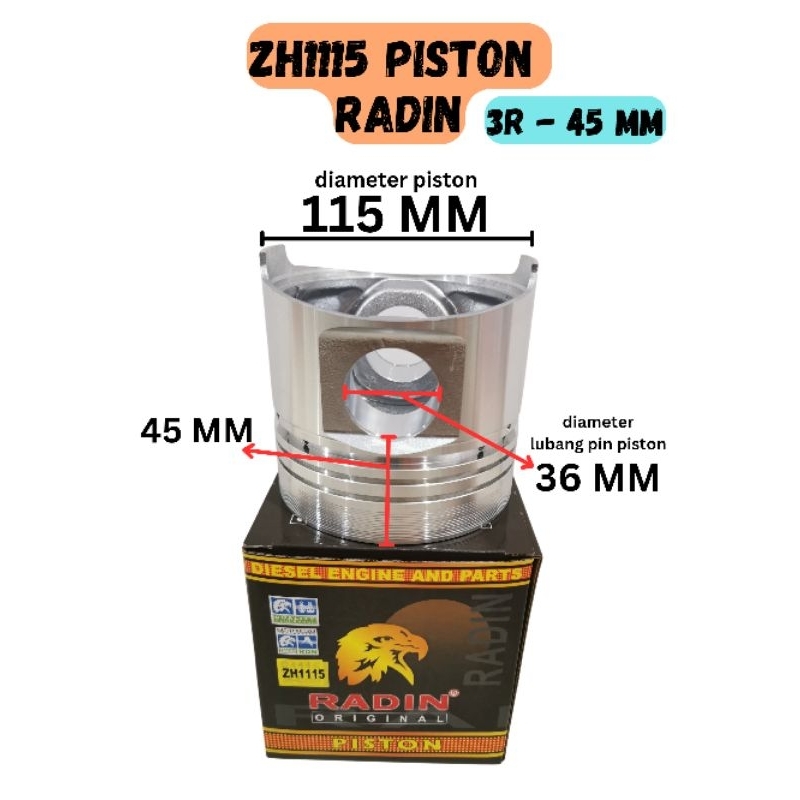 Zh1115 Piston Jiangdong 3R 45MM Radin