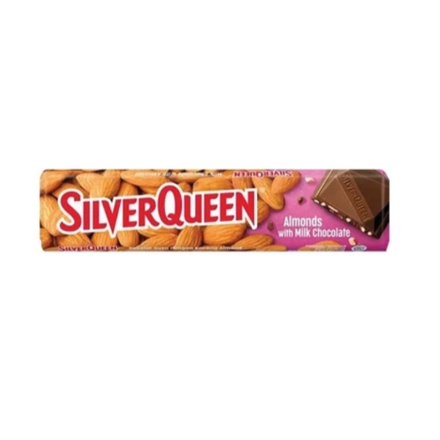 

SILVER QUEEN COKLAT ALMOND 55 GR
