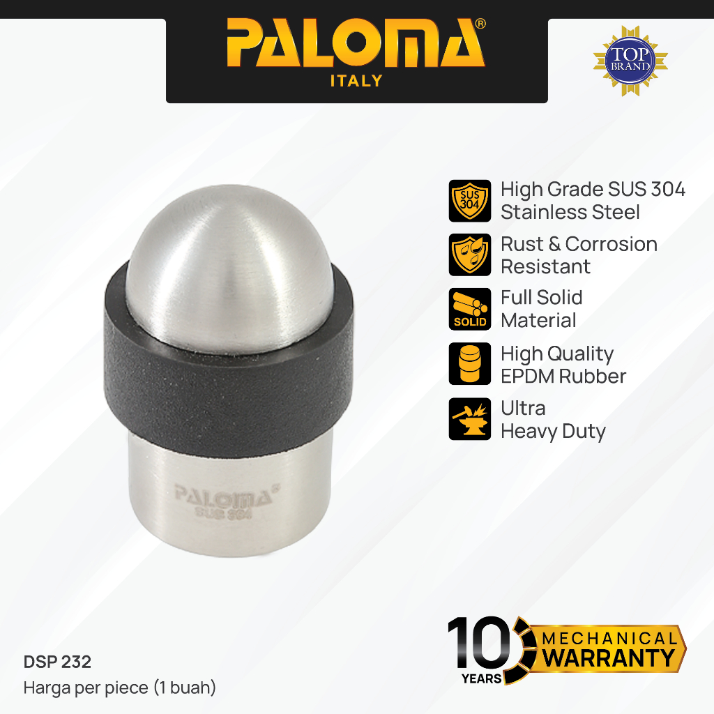 PALOMA DSP 232 Door Stopper Penahan Pintu Lantai Door Stop Stoper Floor Pengganjal Ganjalan Pintu Ru